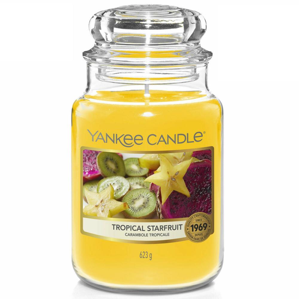 Yankee Candle 623g - Tropical Starfruit - Housewarmer Duftkerze großes Glas
